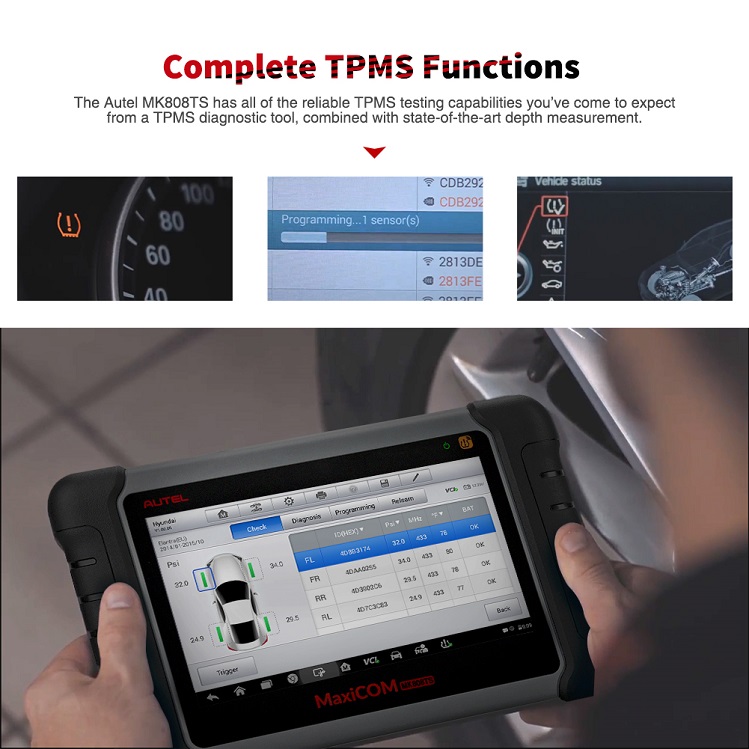 Autel MK808 komplettes TPMS-Funktionstool